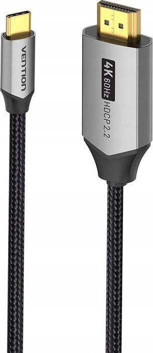 USB-C do HDMI 2.0 cable Vention CRBBH 2m, 4K 60Hz (black)