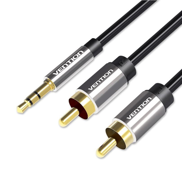 Cable Audio 3.5mm to 2x RCA Vention BCFBI 3m Black