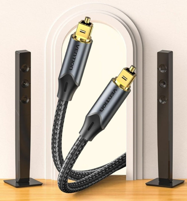 Vention optical audio cable, braided, 5 m