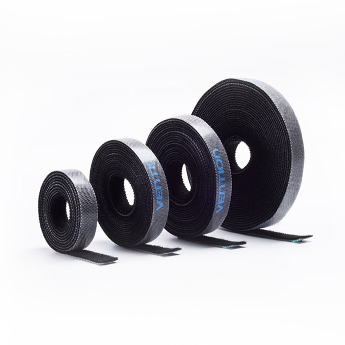 Cable Organizer Strap Vention KAABI 11mm 3m Black