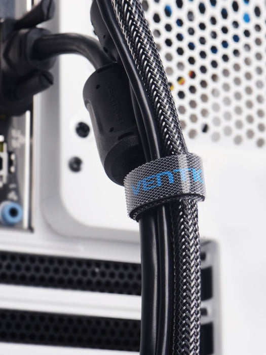 Cable Organizer Strap Vention KAABI 11mm 3m Black