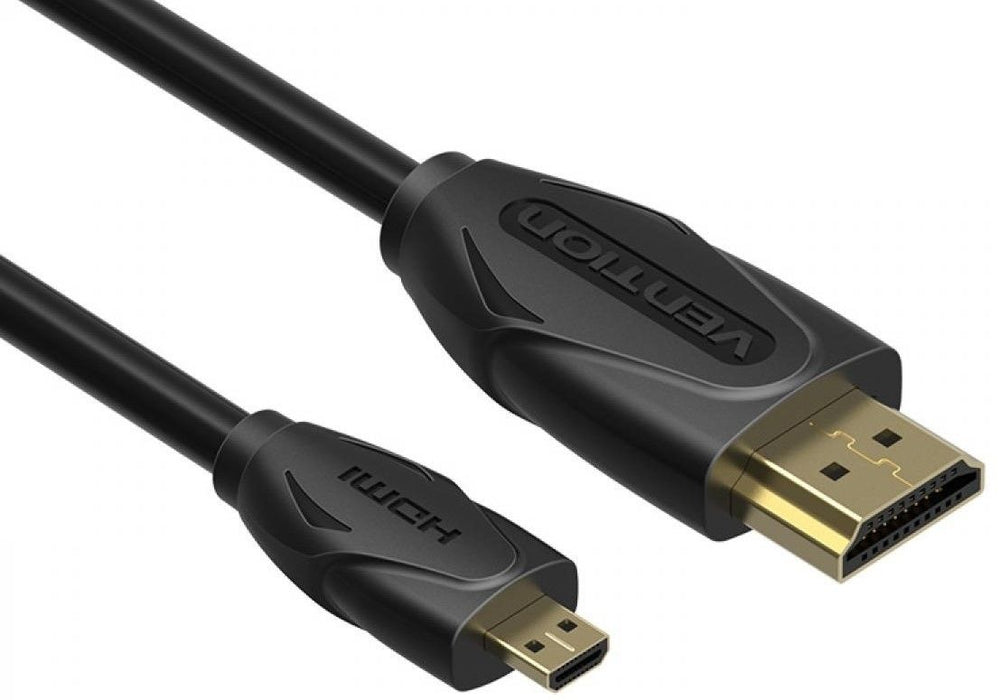 Kabel micro HDMI do HDMI Vention VAA-D03-B150 1,5m 4K 30Hz (Czarny)