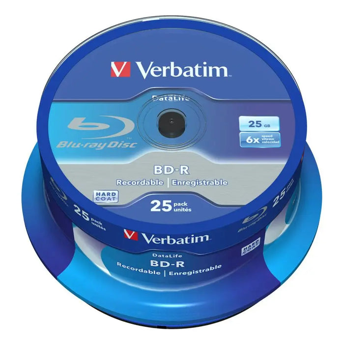 Verbatim BD-R 25Gb./6X 25 pieces per spindle - CD/DVD<<<Оптични носители<<<MediaTrade