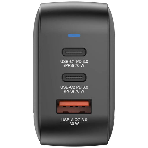 Verbatim Mini GaN Charger 70W 3 Port US plug with EU and UK adaptors - Аксесоари<<<VERBATIM памети и