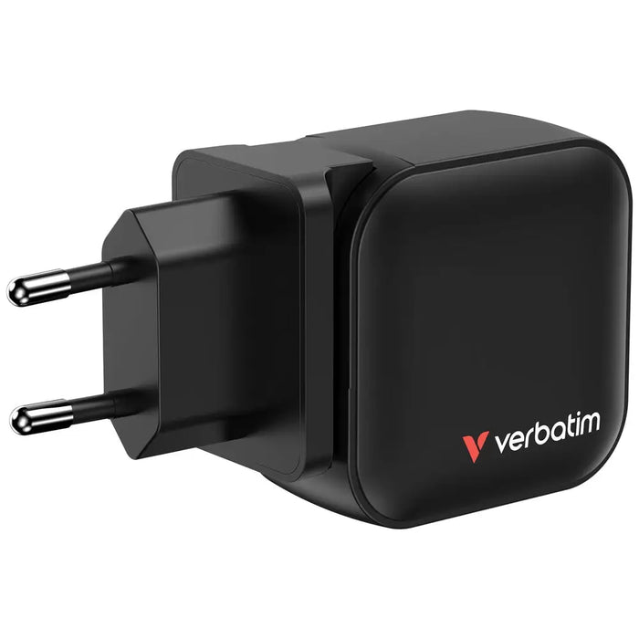 Verbatim Mini GaN Charger 70W 3 Port US plug with EU and UK adaptors - Аксесоари<<<VERBATIM памети и