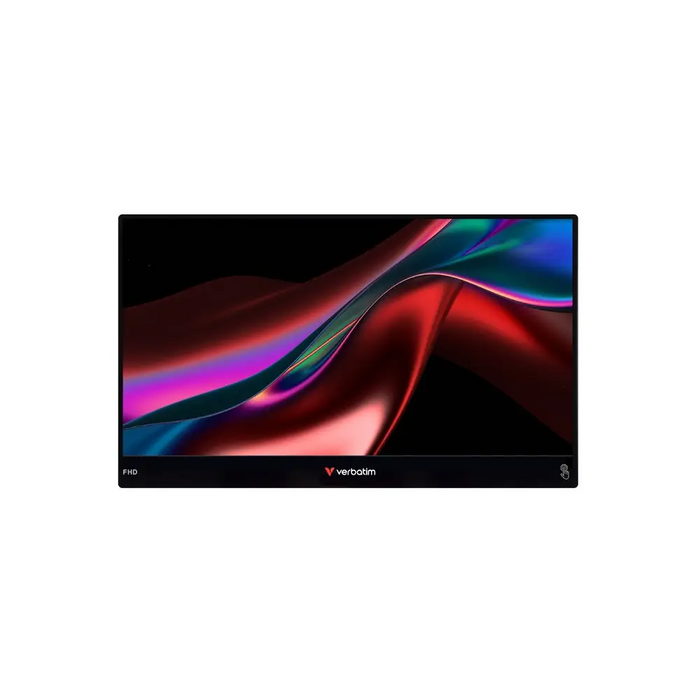 Verbatim Portable 14’’ FHD Touch Monitor LIGHT with Wireless Power Supply incl. Power Bank 5000mAh - Monitors