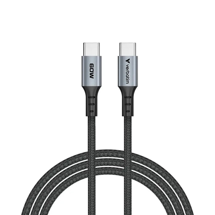 Verbatim Sync & Charge USB-C to USB-C 60W 120 cm - Аксесоари<<<VERBATIM памети и аксесоари<<<VERBATIM<<<PolyComp