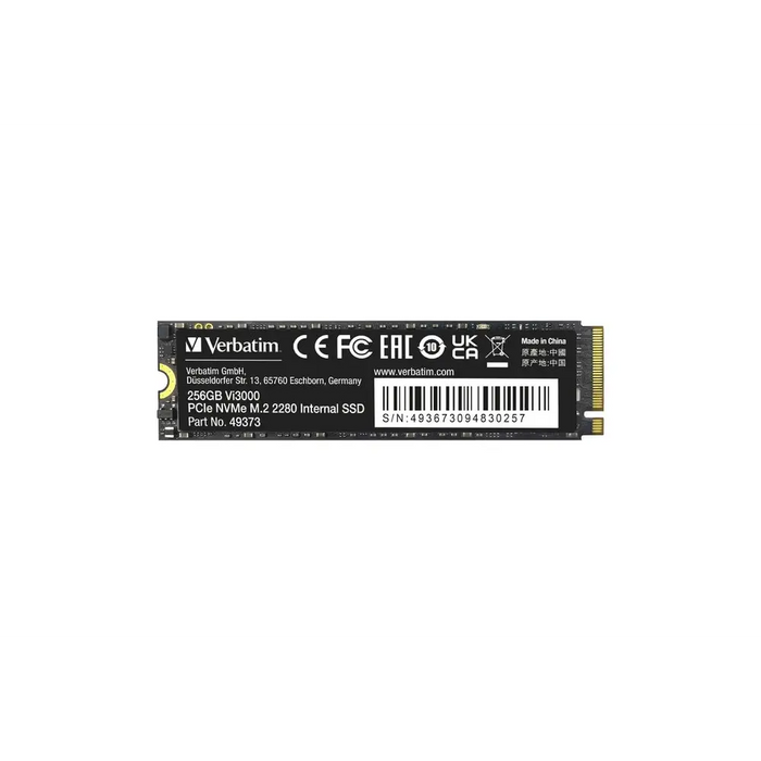 Verbatim Vi3000 Internal PCIe NVMe M.2 SSD 256GB - SSD дискове<<<VERBATIM памети и аксесоари<<<VERBATIM<<<PolyComp