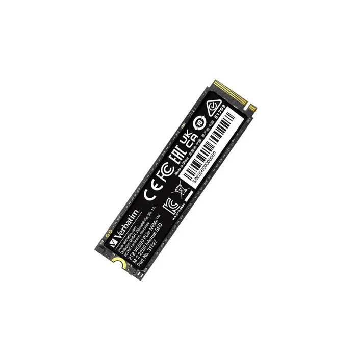 Verbatim Vi5000 Internal PCIe NVMe M.2 SSD 2TB - SSD дискове<<<VERBATIM памети и аксесоари<<<VERBATIM<<<PolyComp