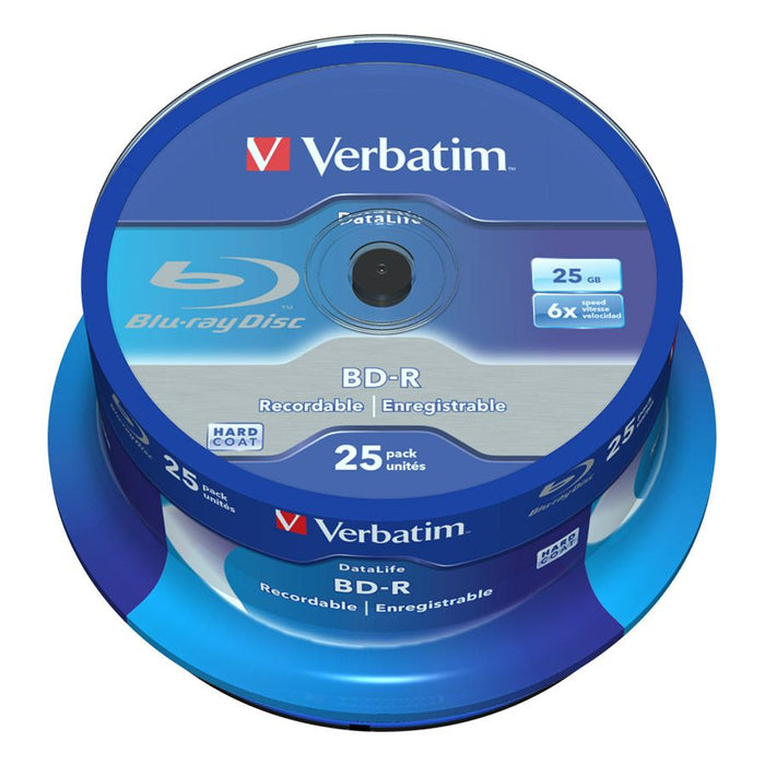 Verbatim BD-R 25Gb./6X 25 pieces per spindle