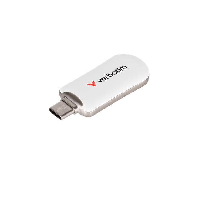 Verbatim Plectra USB-C Flash Drive White 256GB