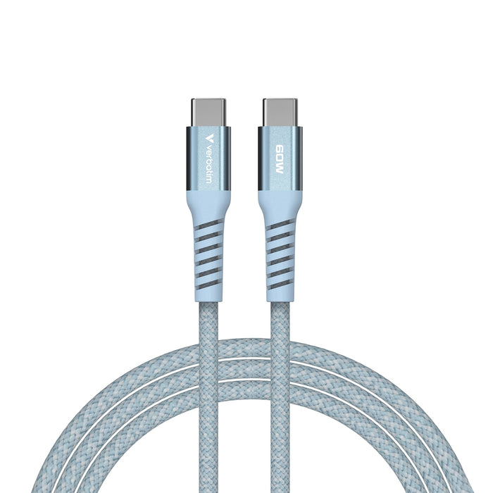Verbatim Sync & Charge USB-C to USB-C 60W Magnetic 120 cm - Blue