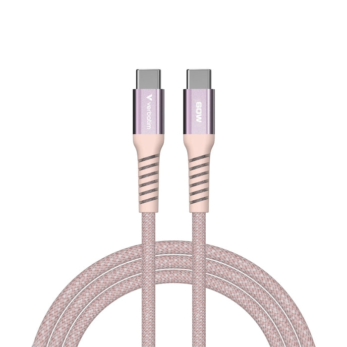Verbatim Sync & Charge USB-C to USB-C 60W Magnetic 120 cm - Pink