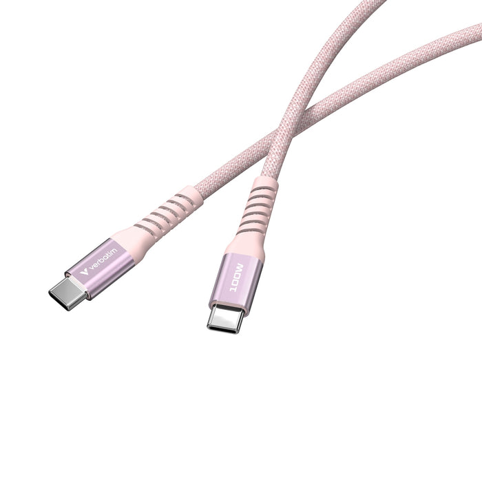 Verbatim Sync & Charge USB-C to USB-C 100W Magnetic 120 cm - Pink
