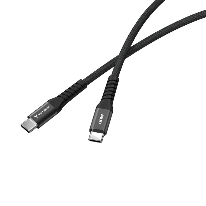 Verbatim Sync & Charge USB-C to USB-C 60W Magnetic 120 cm - Black