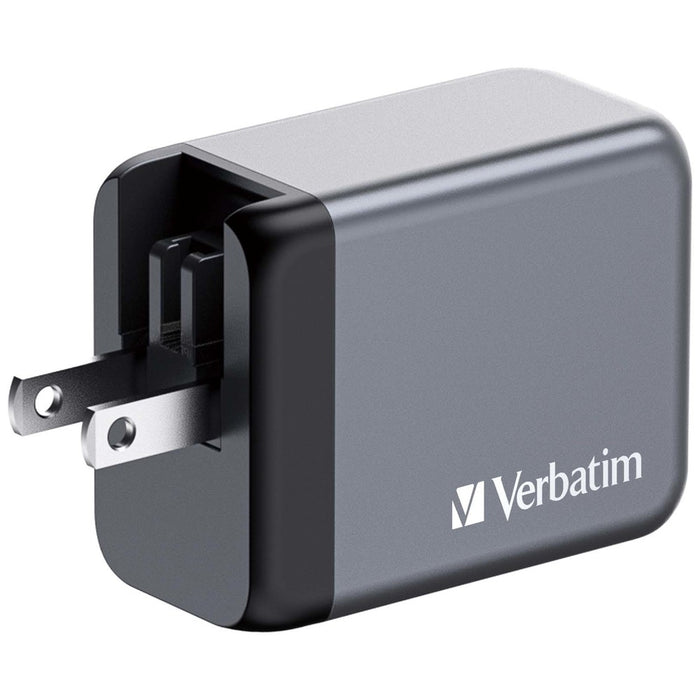 Verbatim GNC-65 GaN Charger 3 Port 65W USB A/C (EU/UK/US)
