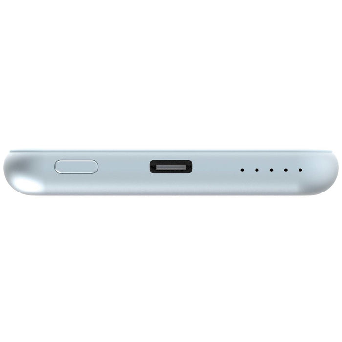 Verbatim MCP-5BE Power Pack 5000 mAh with UBS-C PD 20W / Magnetic Wireless Charging 15W Blue