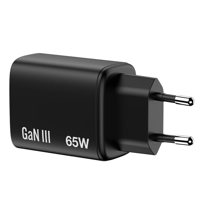 Verbatim Essentials GaN Charger 65W EU plug Black