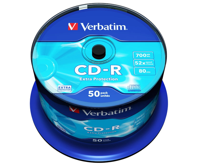 Verbatim CD-R 700MB 52X EXTRA PROTECTION SURFACE (50 PACK)