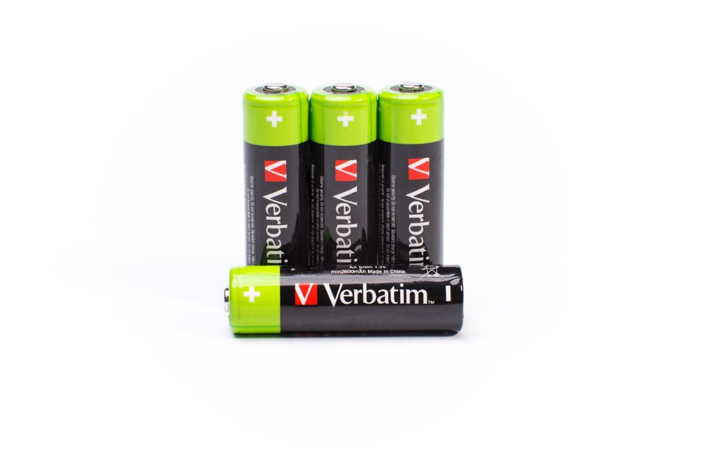 Verbatim RECHARGEABLE BATTERY AA 4 PACK / HR6