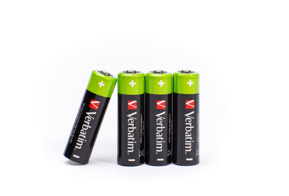 Verbatim RECHARGEABLE BATTERY AA 4 PACK / HR6