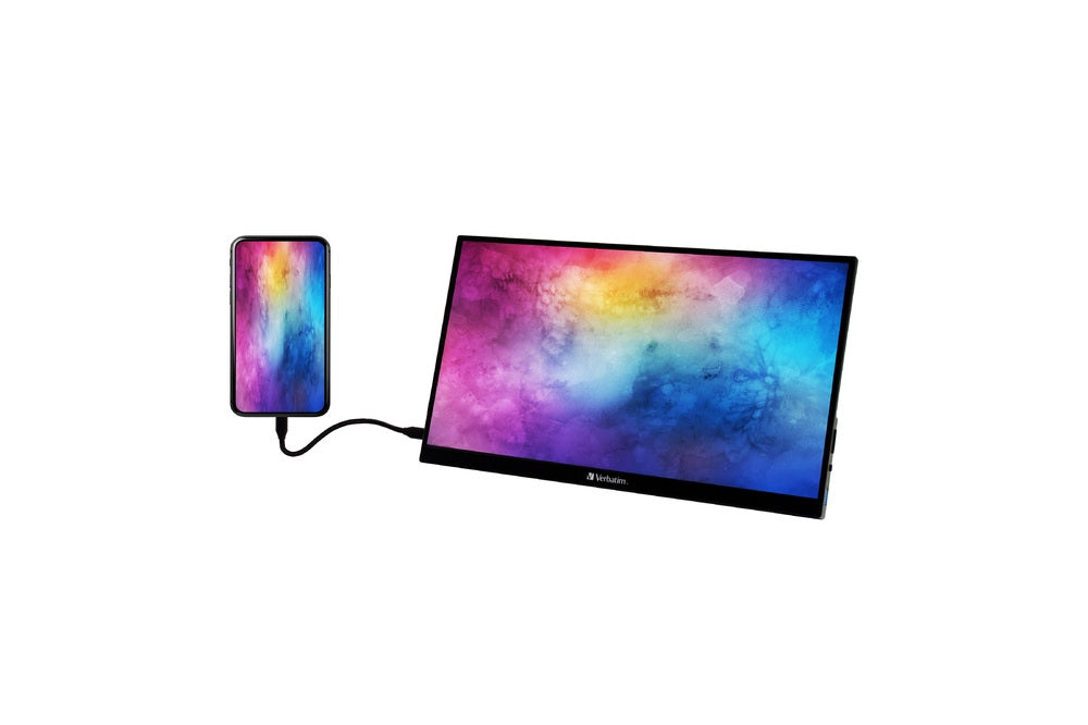 Verbatim PMT-14 Portable Touchscreen Monitor 14" Full HD 1080p Metal Housing