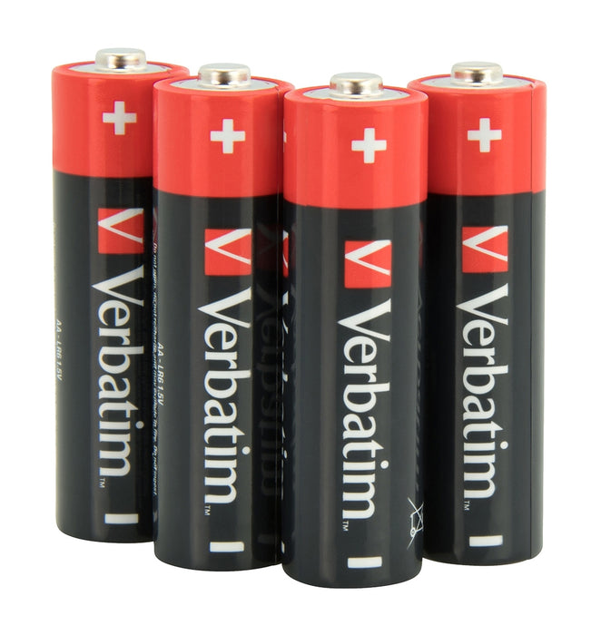 Verbatim ALKALINE BATTERY AA 4 PACK (HANGCARD)