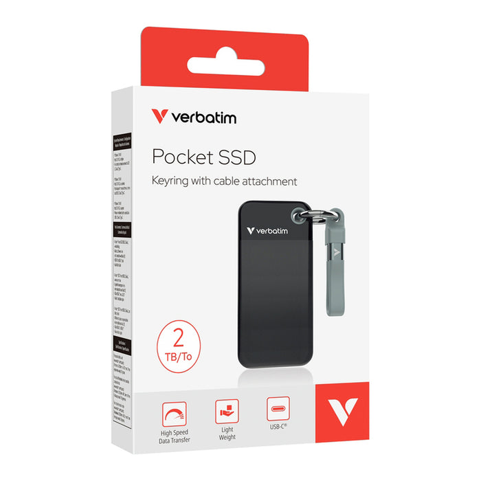 External Hard Drive Verbatim 32194 1 TB SSD Pocket