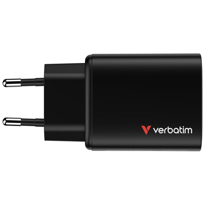 Verbatim Essentials GaN Charger 65W EU plug Black