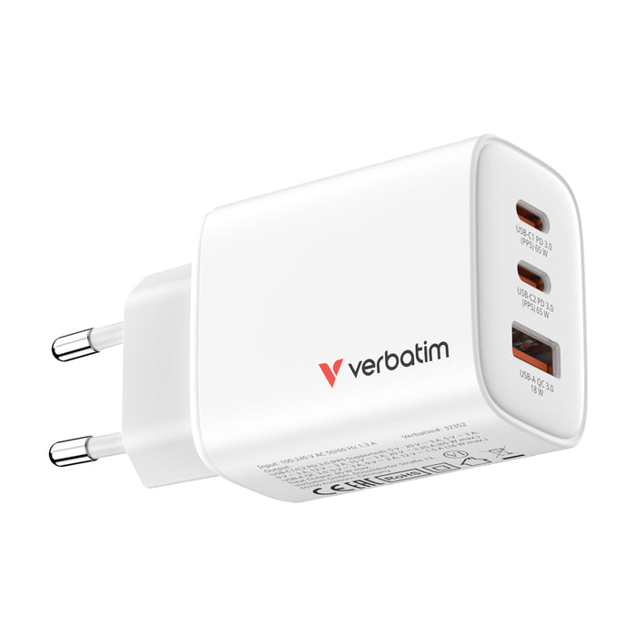 USB Cable Verbatim 32353 65 W White