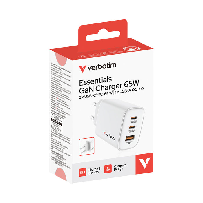 USB Cable Verbatim 32353 65 W White