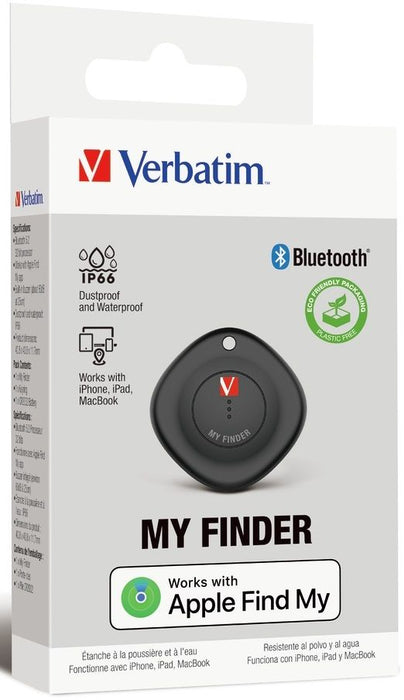 Verbatim MYF-01 MyFinder Bluetooth Item Finder 1 pack Black
