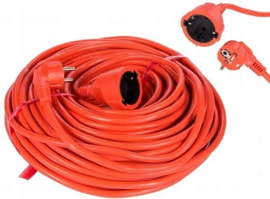 VERTEX PZO20M Retractable extension cable 20 m 3x2,5 mm Orange