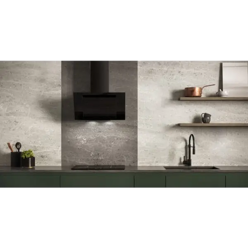 Vertical Eco Duo Glass Wall-mounted chimney hood Black - Cooker hoodsAGD-OKA<<<Home Appliance - ProductsAGD<<<ActionPL