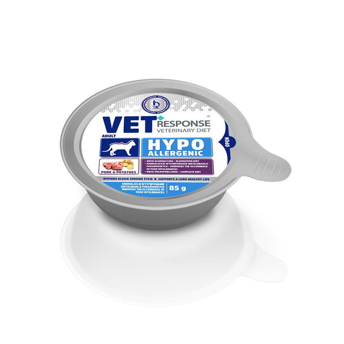 VET RESPONSE Hypoallergenic Pork - wet cat food - 85g