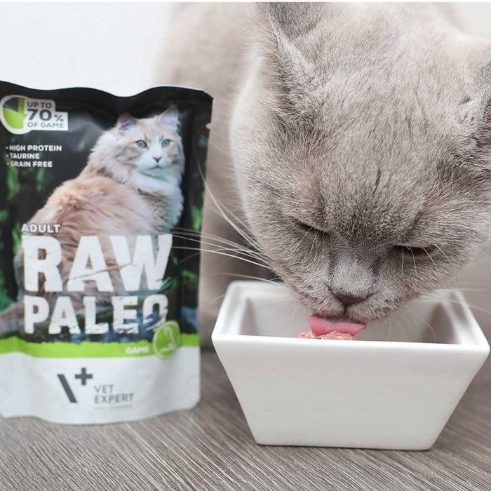 VETEXPERT Raw Paleo Adult Cat Venison - wet cat food - 100 g
