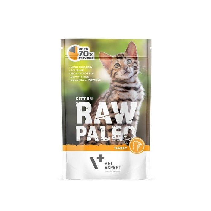 VETEXPERT Raw Paleo Kitten Cat Turkey - wet food for kittens - 100 g
