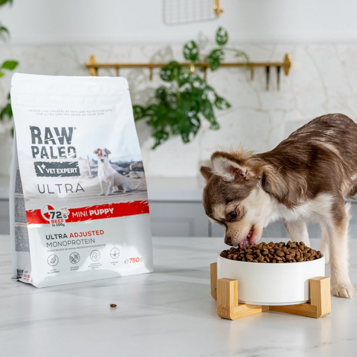 VETEXPERT Raw Paleo Ultra Mini Puppy Beef - dry food for puppies of small breeds - 8 kg