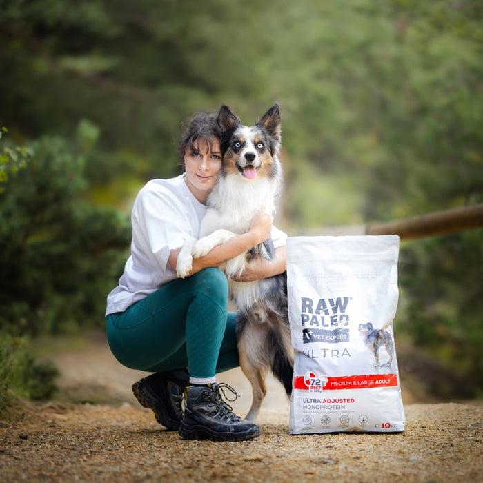 VETEXPERT Raw Paleo Ultra Medium&Large Adult Beef - dry dog food - 10 kg