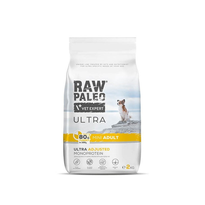 VETEXPERT Raw Paleo Ultra Mini Adult Turkey - dry dog food - 2 kg