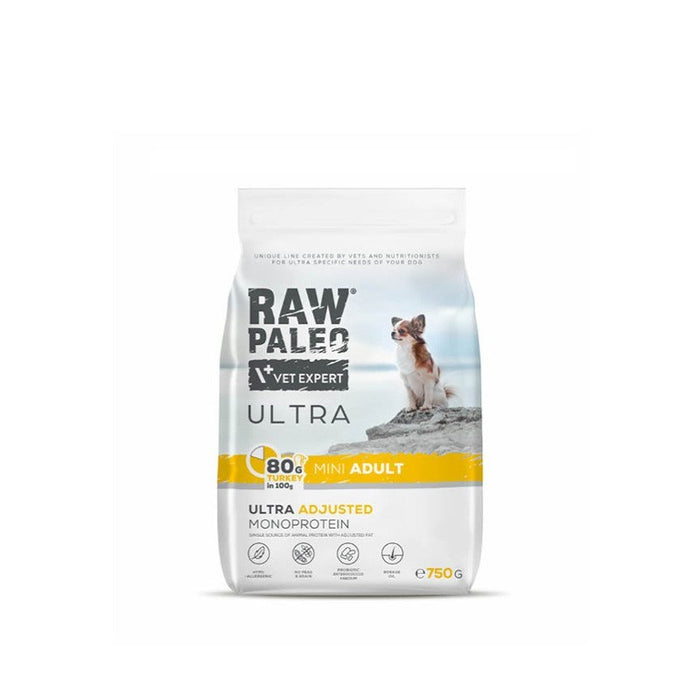 VETEXPERT Raw Paleo Ultra Mini Adult Turkey - dry dog food - 750 g