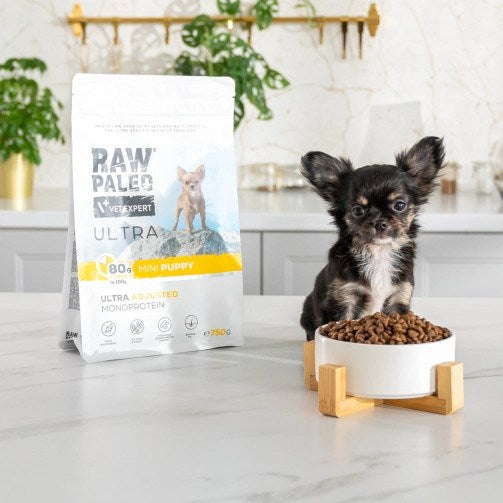 VETEXPERT Raw Paleo Ultra Mini Puppy Turkey - dry food for puppies - 8 kg