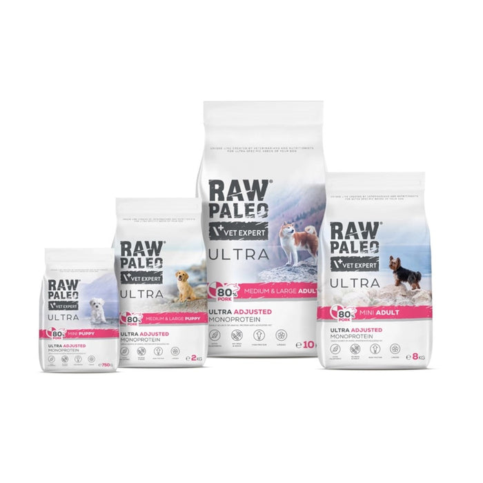 VETEXPERT Raw Paleo Ultra Pork Medium & Large Puppy - dry dog food - 10kg