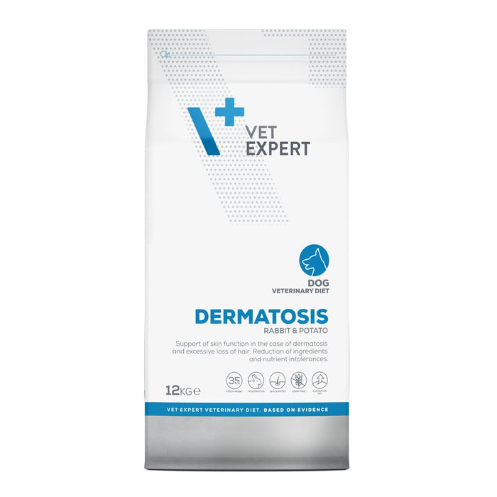 VETEXPERT Veterinary Diet Dermatosis Dog Rabbit & Potato - dry dog food - 12 kg