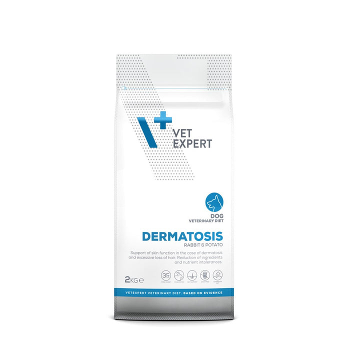 VETEXPERT Veterinary Diet Dermatosis Dog Rabbit & Potato - dry dog food - 2 kg