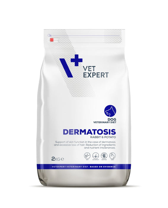 VETEXPERT Veterinary Diet Dermatosis Dog Rabbit & Potato - dry dog food - 2 kg