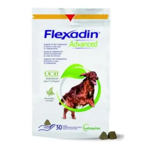 Vetoquinol Flexadin Advanced- snacks for dogs- 30 tablets - Supplements and medicated preparations