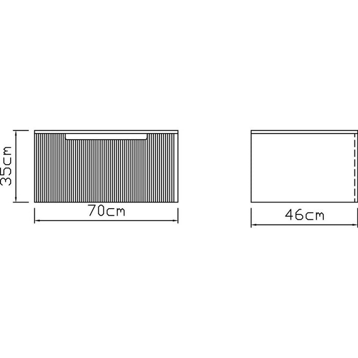 BATHROOM CABINET WITH WASHBASIN VICARD LISBON