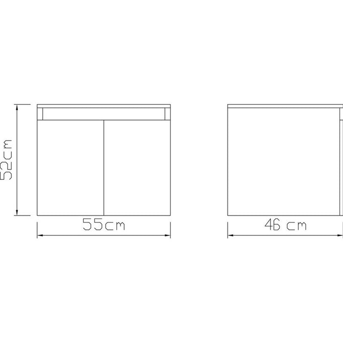 BATHROOM CABINET WITH WASHBASIN VICARD LEO