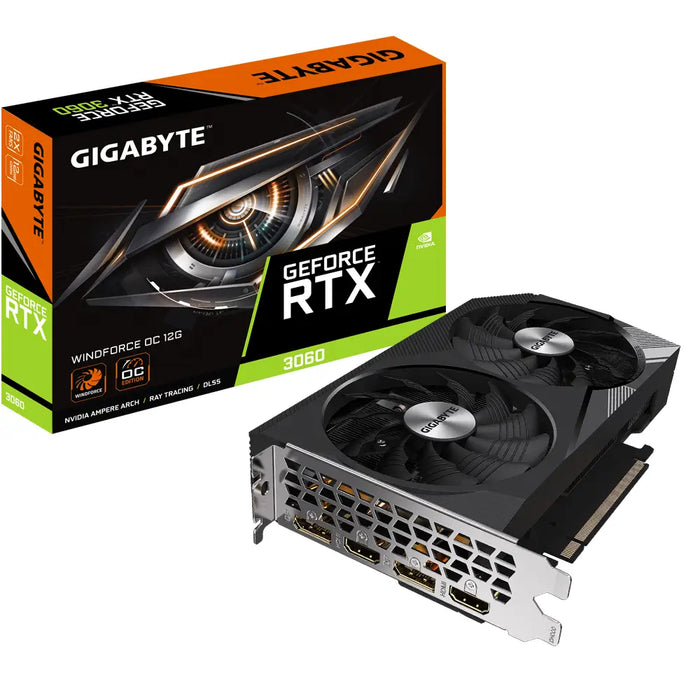 Video card GIGABYTE RTX 3060 WINDFORCE OC 12GB GDDR6 - Видео карти<<<Компютърни компоненти<<<ValiAPI&&&Видео